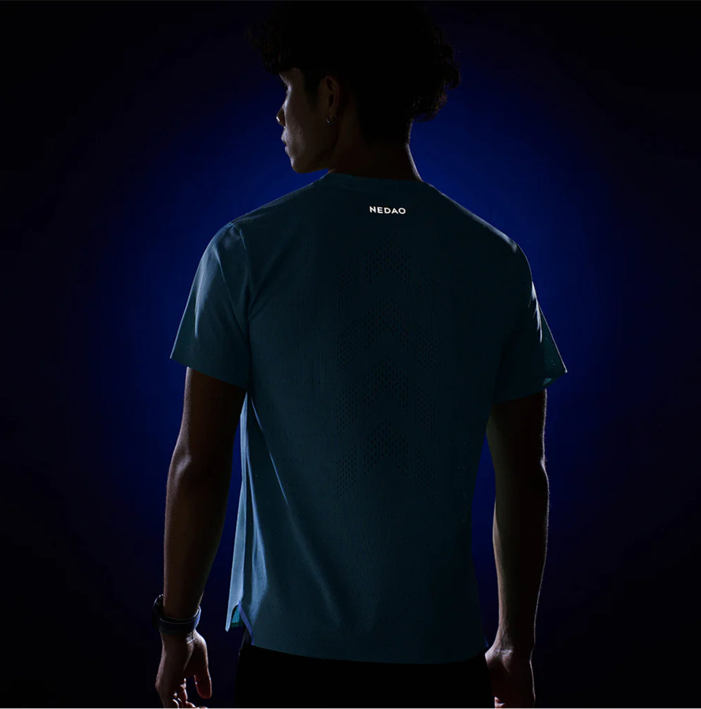 Nedao QiFlow V4.0 Men’s Running T-Shirt - Joy Blue