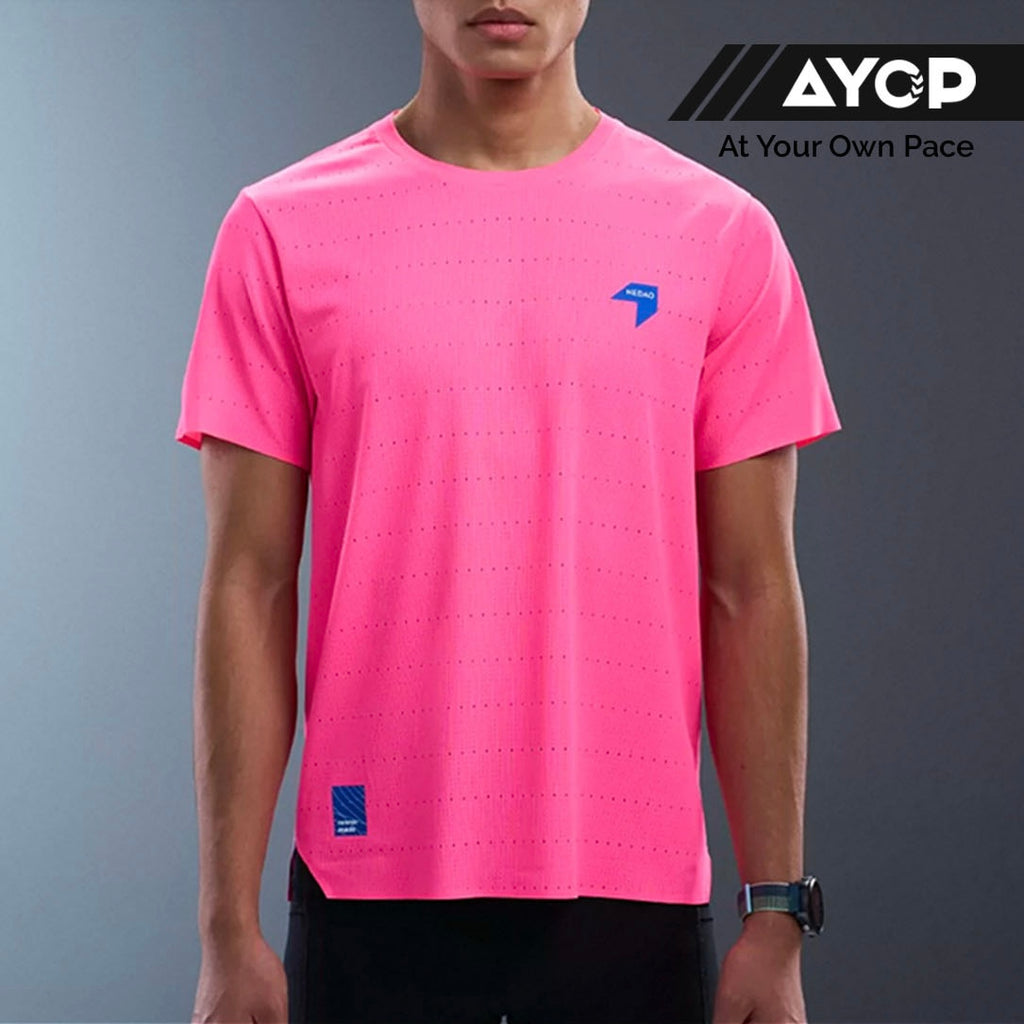 Nedao QiFlow V4.0 Men’s Running T-Shirt - Pink