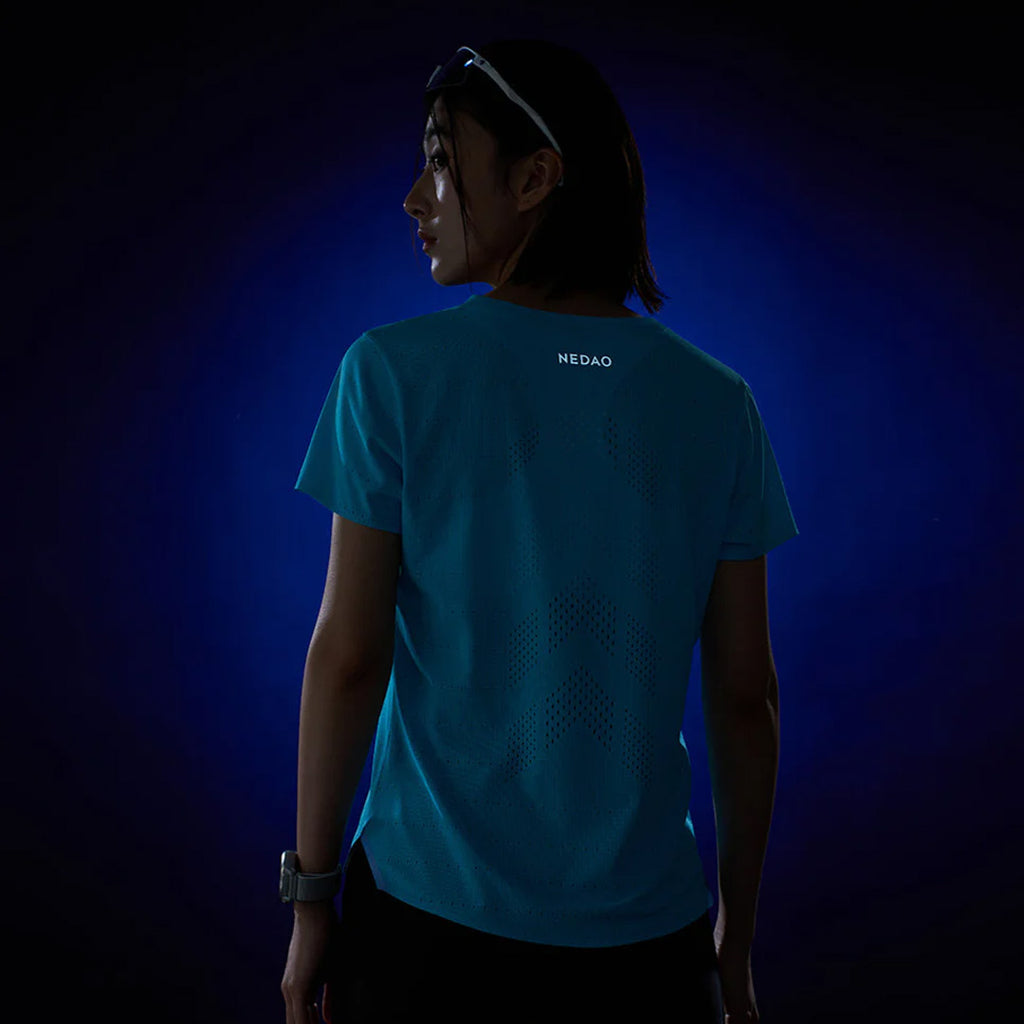 Nedao QiFlow Running T-Shirt V4.0 Women's Running T-Shirt - Joy Blue