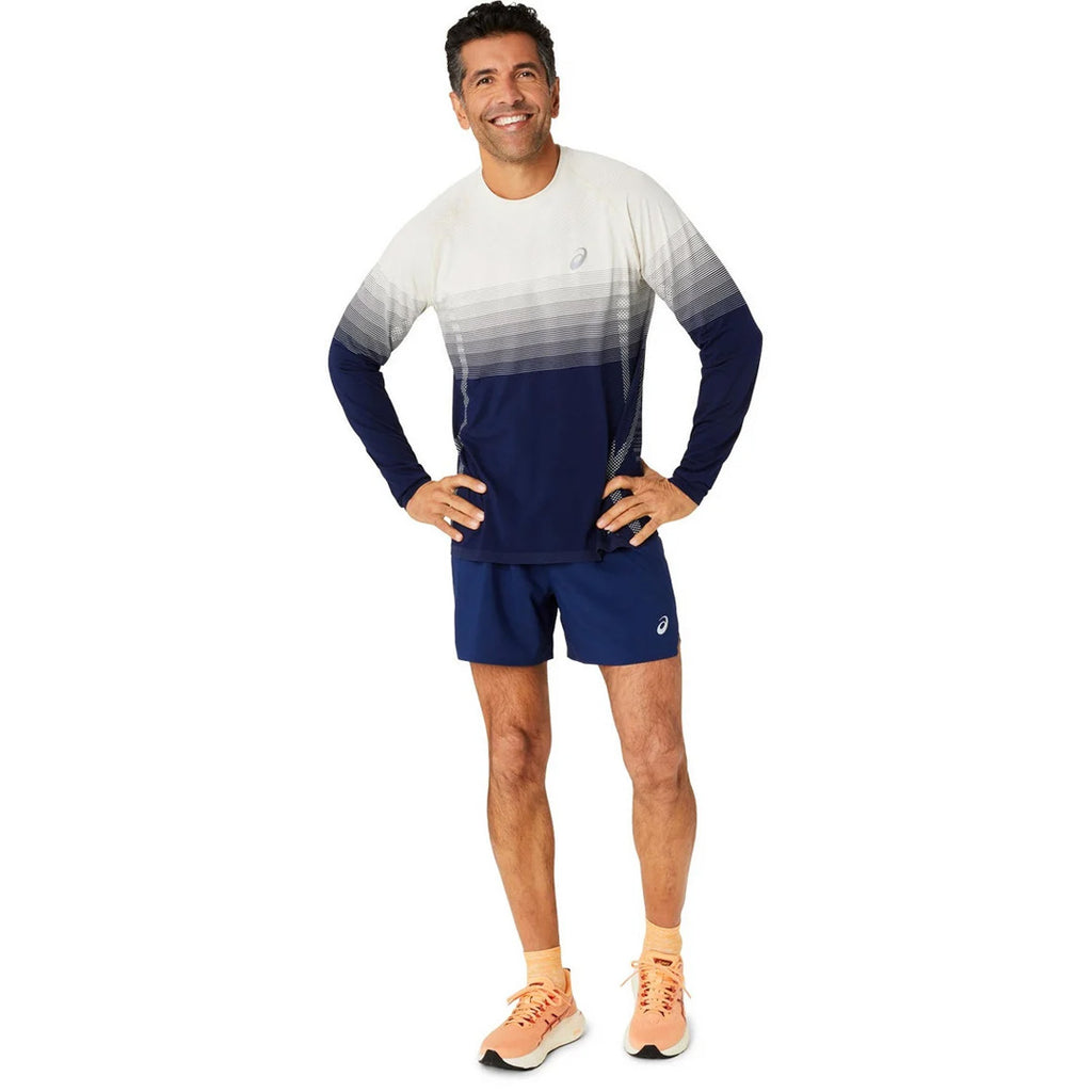 Asics Road 2-in-1 5-inch Men's Running Shorts - Blue Expanse