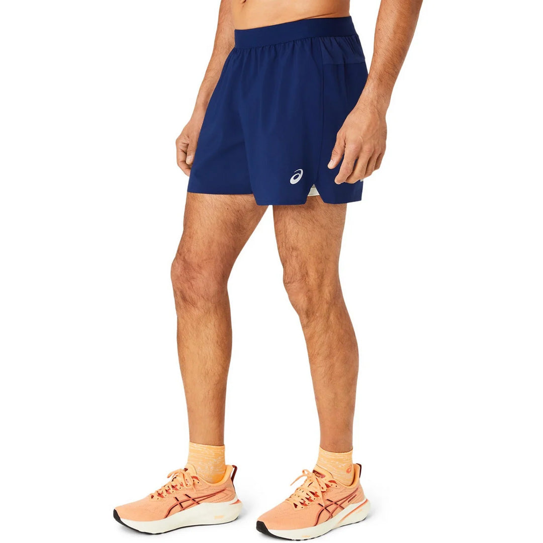 Asics Road 2-in-1 5-inch Men's Running Shorts - Blue Expanse