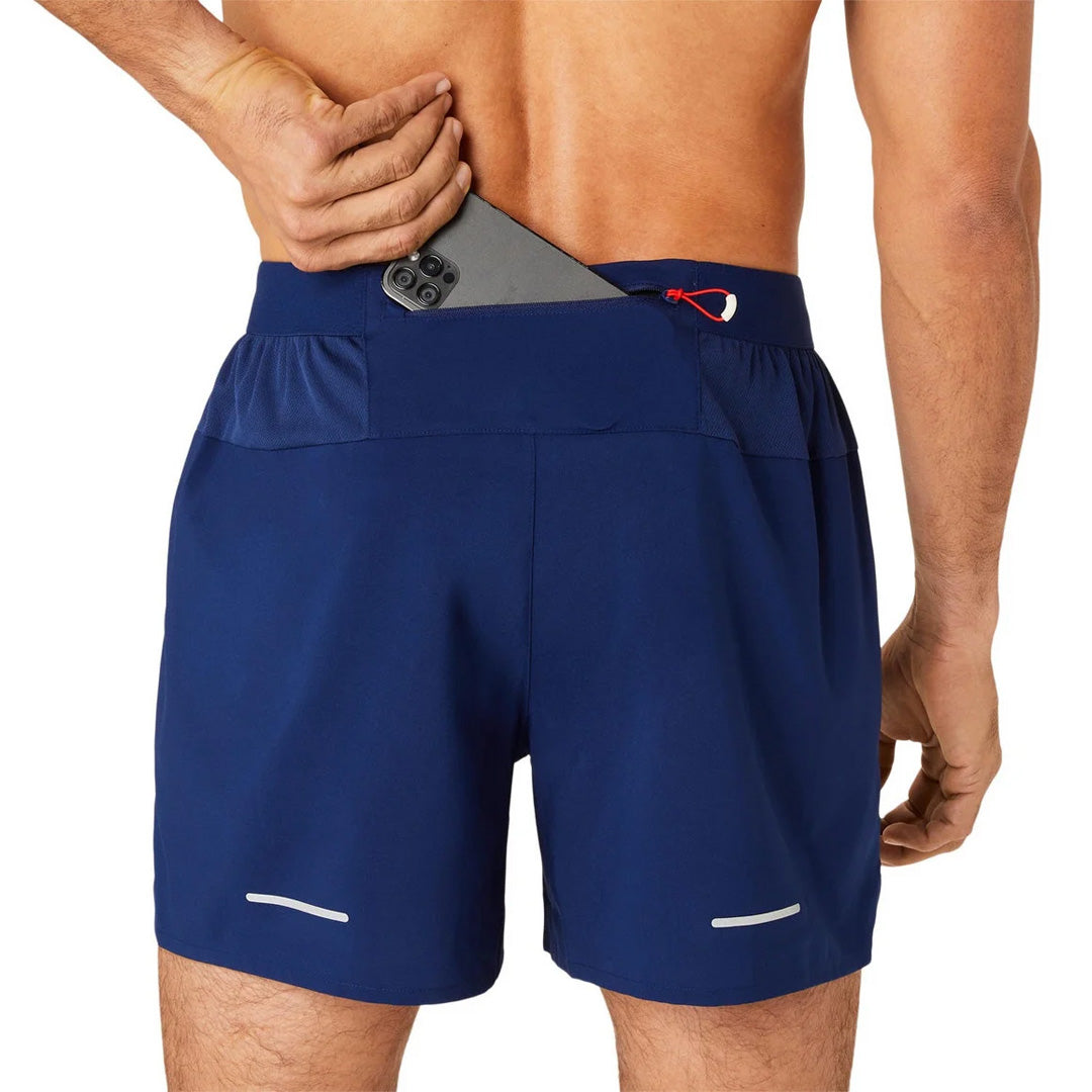 Asics Road 2-in-1 5-inch Men's Running Shorts - Blue Expanse