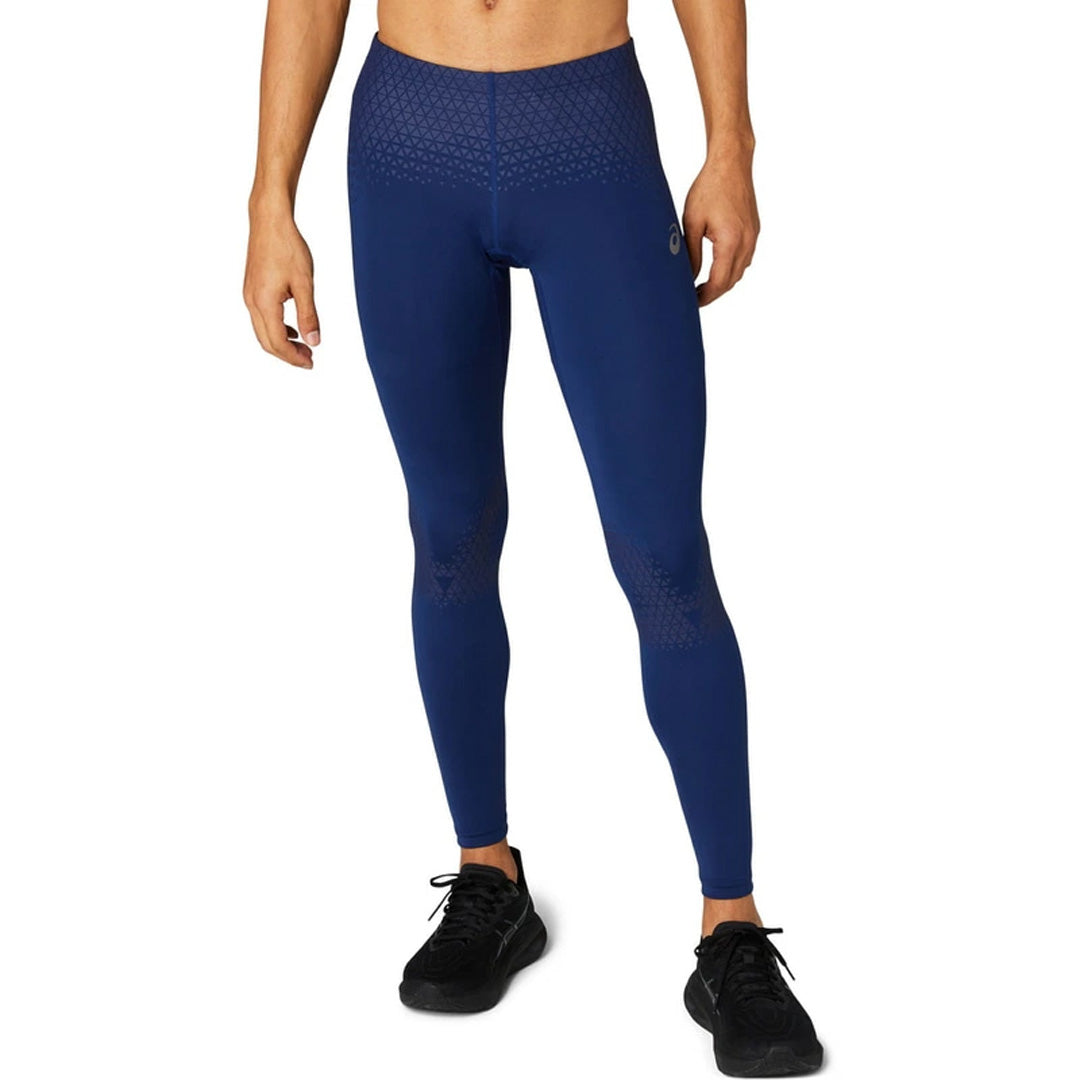 Asics Motion Muscle Support Men's Running Tights - Blue Expanse