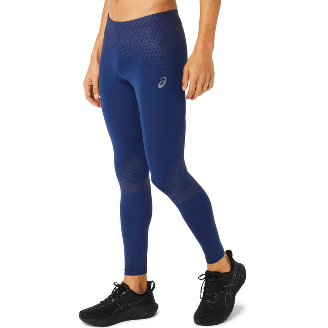Asics Motion Muscle Support Men's Running Tights - Blue Expanse