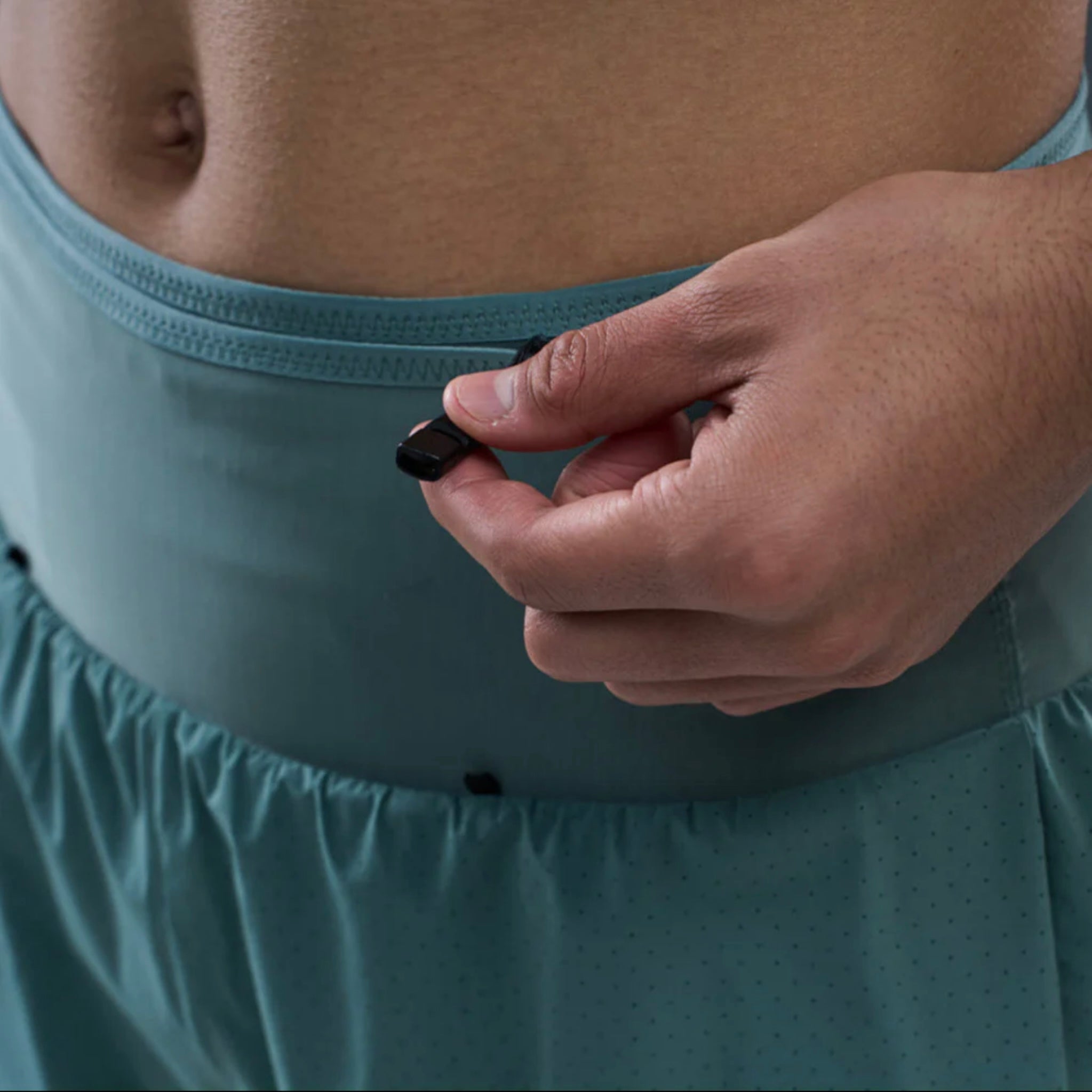 Nedao TrioShorts PowerPouch V3.0 2-in-1 Men’s Running Shorts - Mist Green