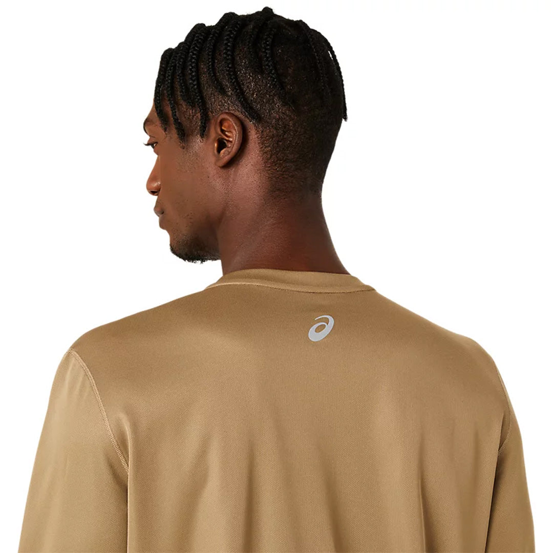 Asics Fujitrail Logo Men's Running Long Sleeve T-Shirt - Pepper