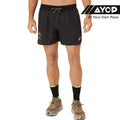 Asics Fujitrail All Over Print 5-inch Men's Running Shorts - Performance Black