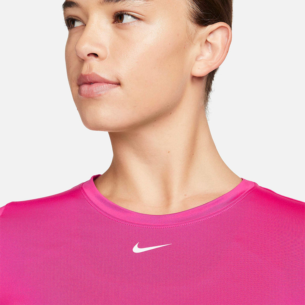 Nike Dri-FIT One Standard Fit Women's Running T-Shirt - Fireberry