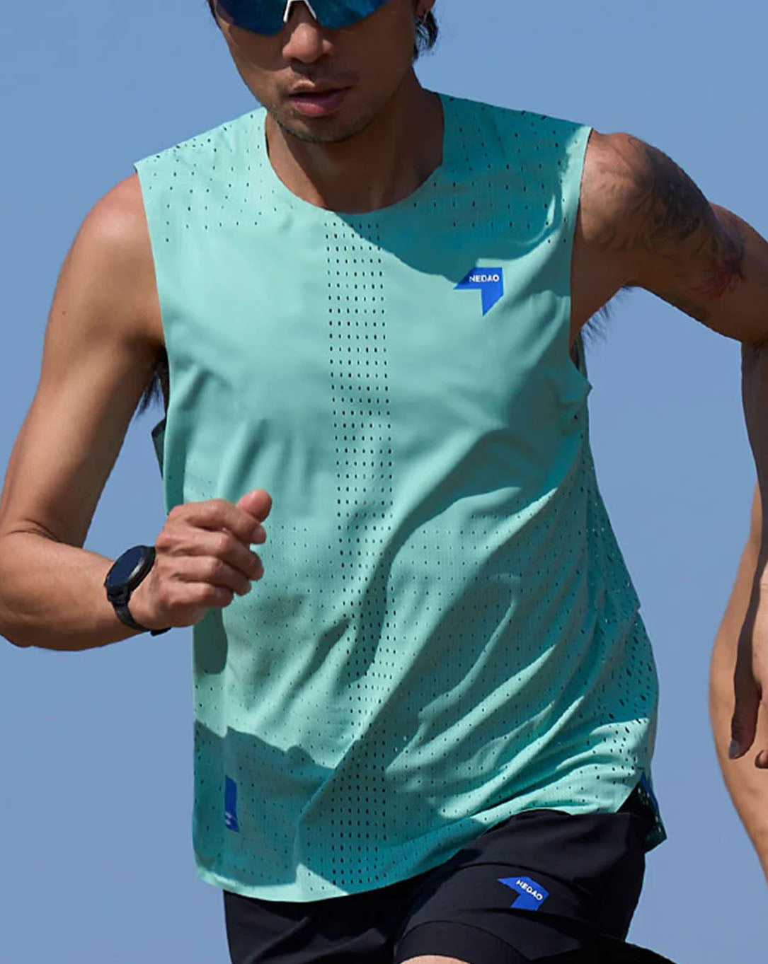 Nedao QiFlow Sleeveless V4.0 Men’s Running Tank Top - Mint Green