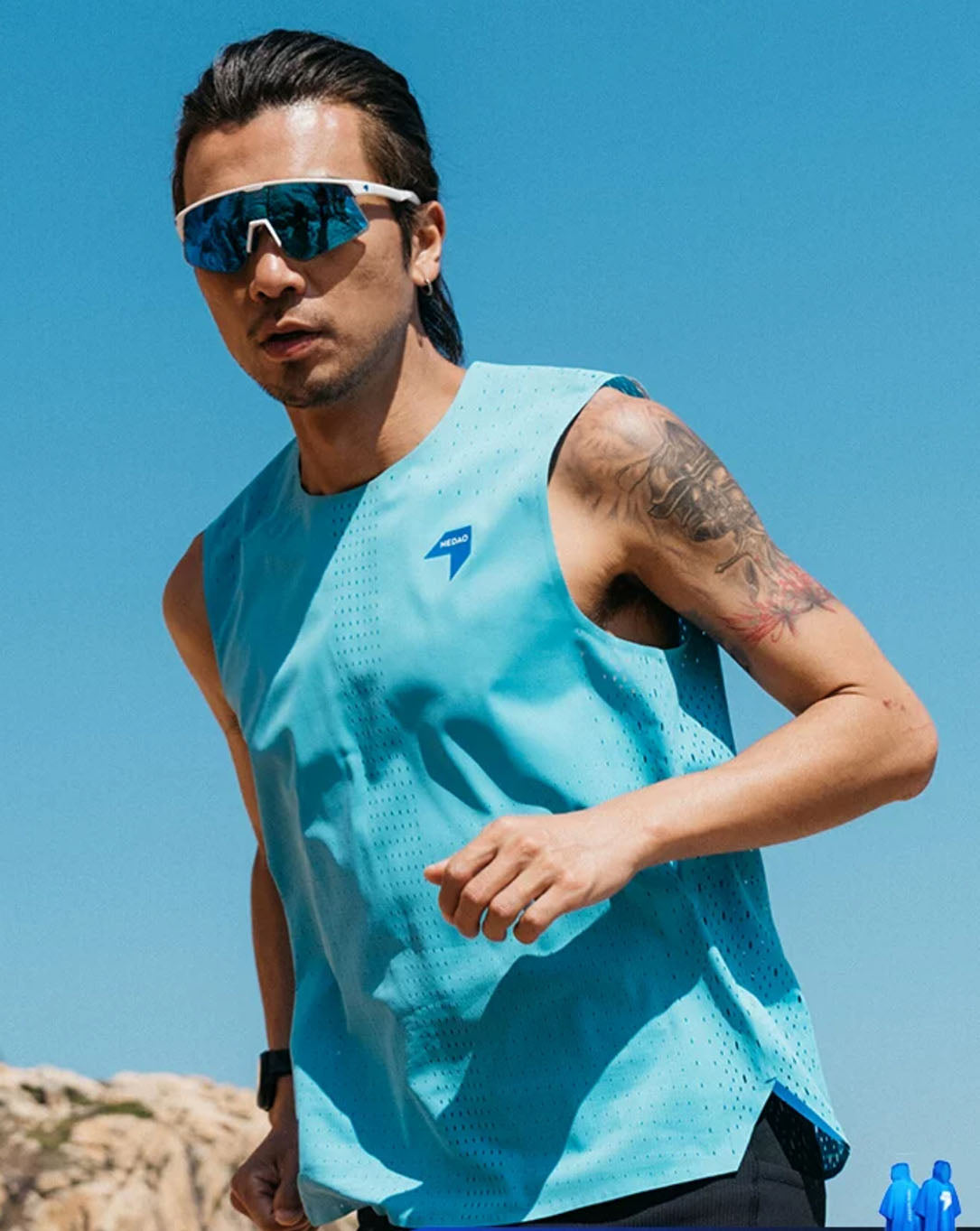 Nedao QiFlow Sleeveless V4.0 Men’s Running Tank Top - White