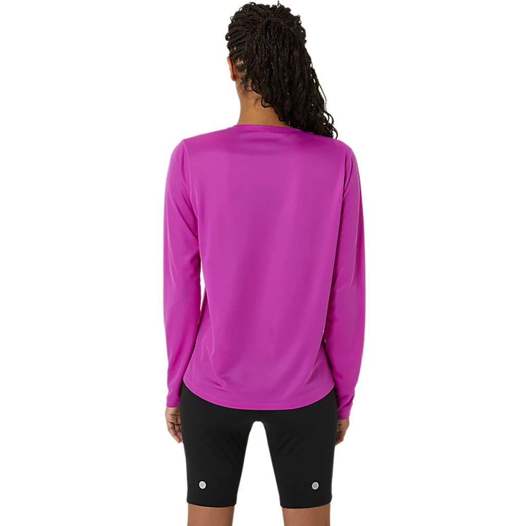Asics Silver Women's Running Long Sleeve T-Shirt - Bold Magenta
