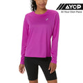 Asics Silver Women's Running Long Sleeve T-Shirt - Bold Magenta
