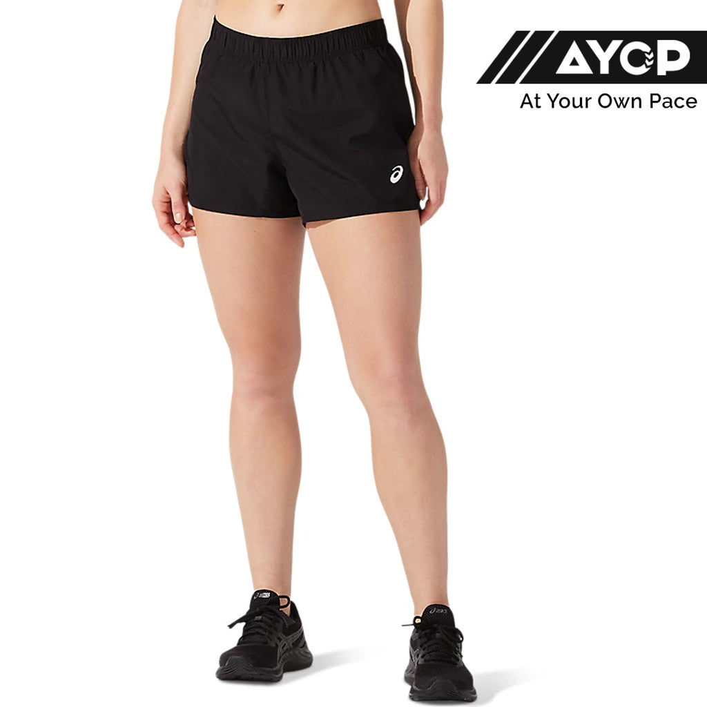 Asics Silver 4-inch Women's Running Shorts - Performance Black
