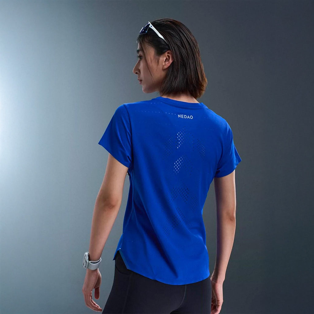 Nedao QiFlow Running V4.0 Women's Running T-Shirt - Nedao Blue