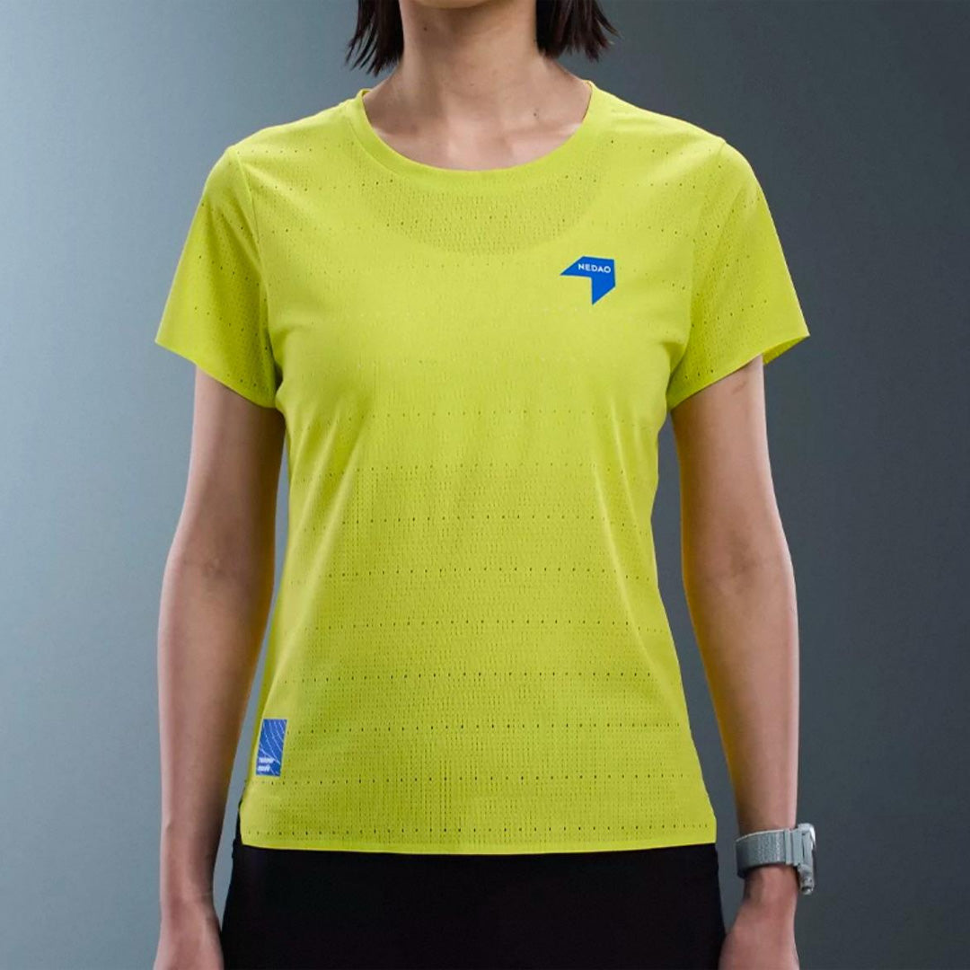 Nedao QiFlow Running V4.0 Women's Running T-Shirt - Yellow