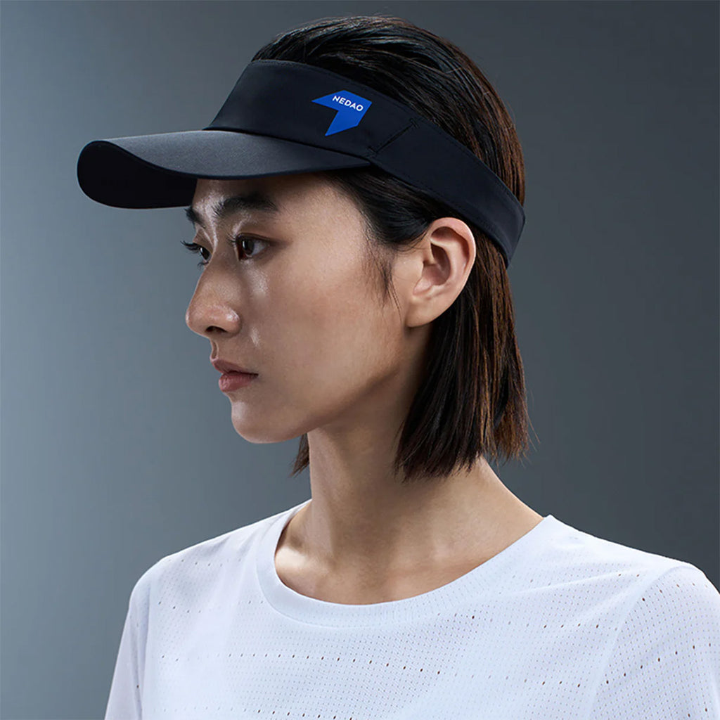 Nedao Running Visor V2.0 Unisex Running Visor - Black