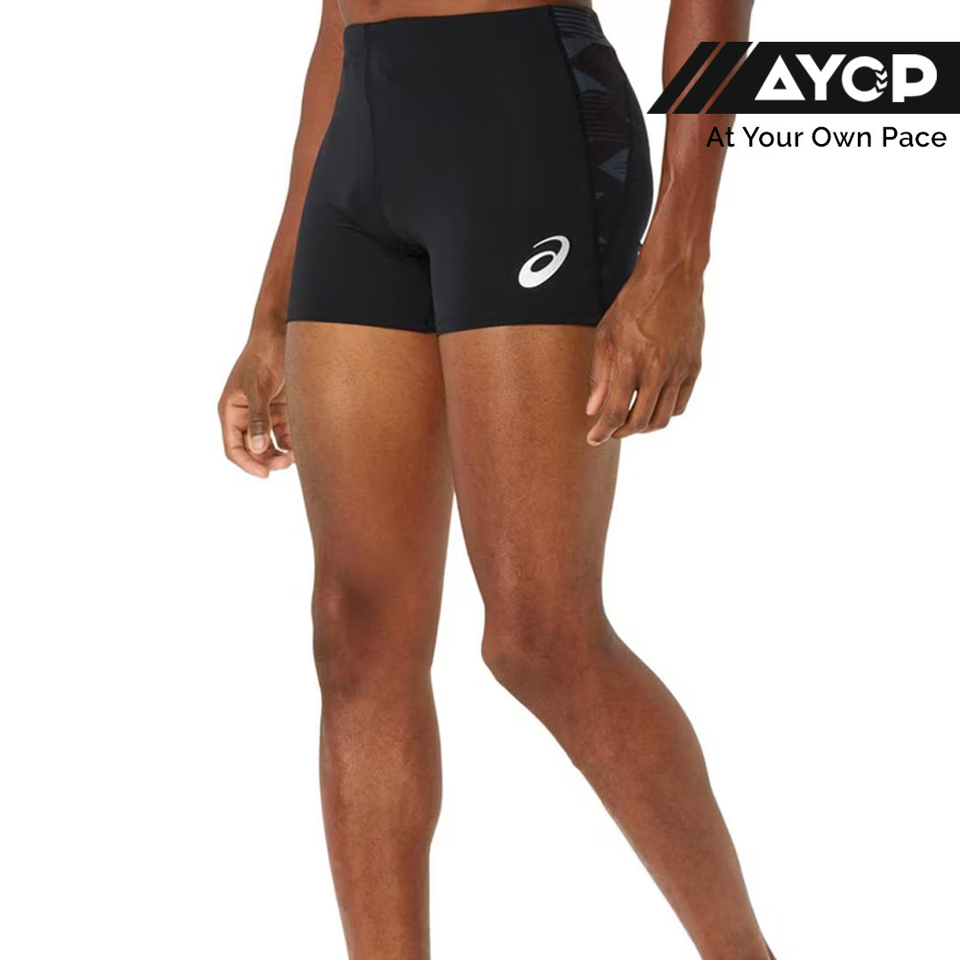 Asics Graphic Tights Men's Running Tights - Performance Black