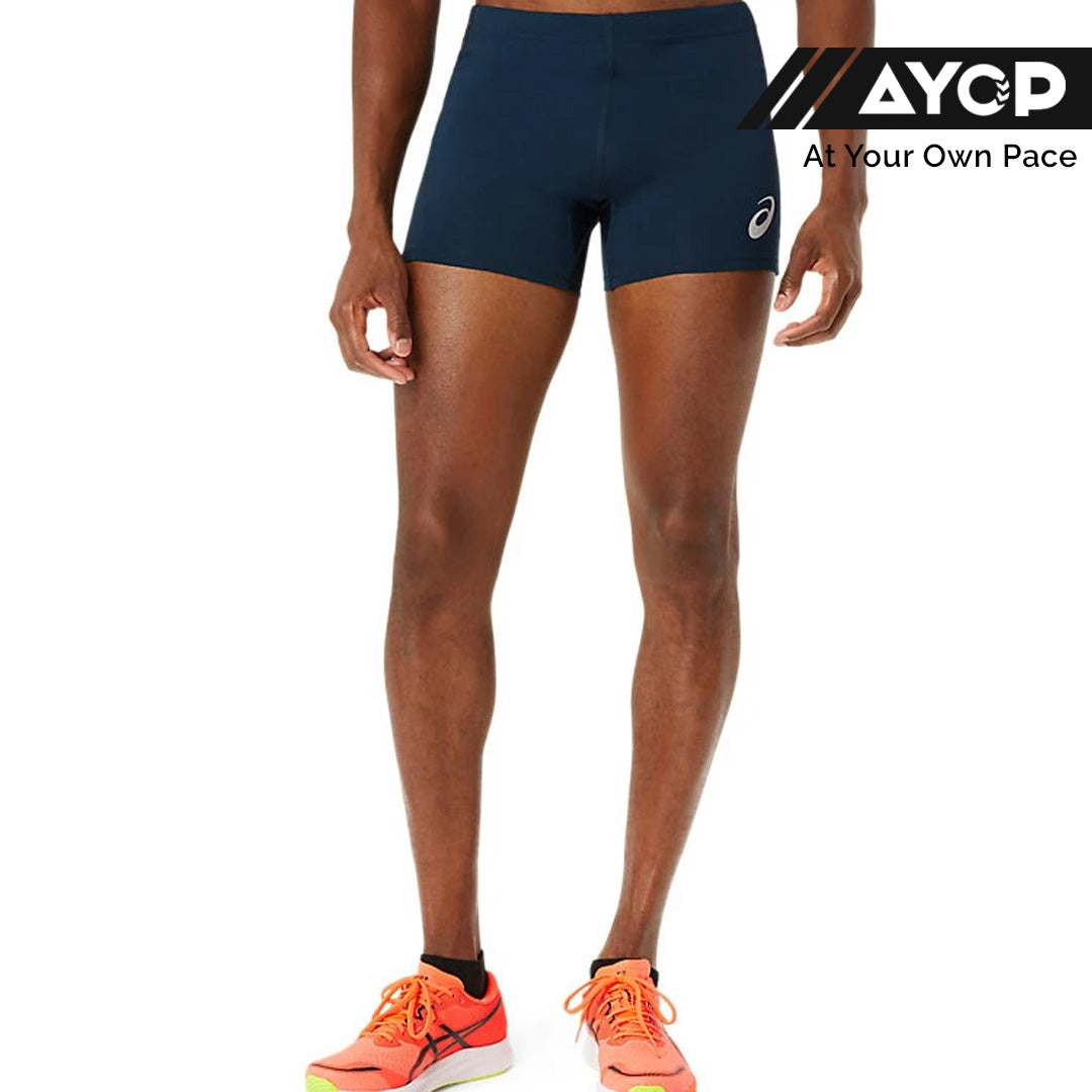 Asics Graphic Tights Men's Running Tights - French Blue