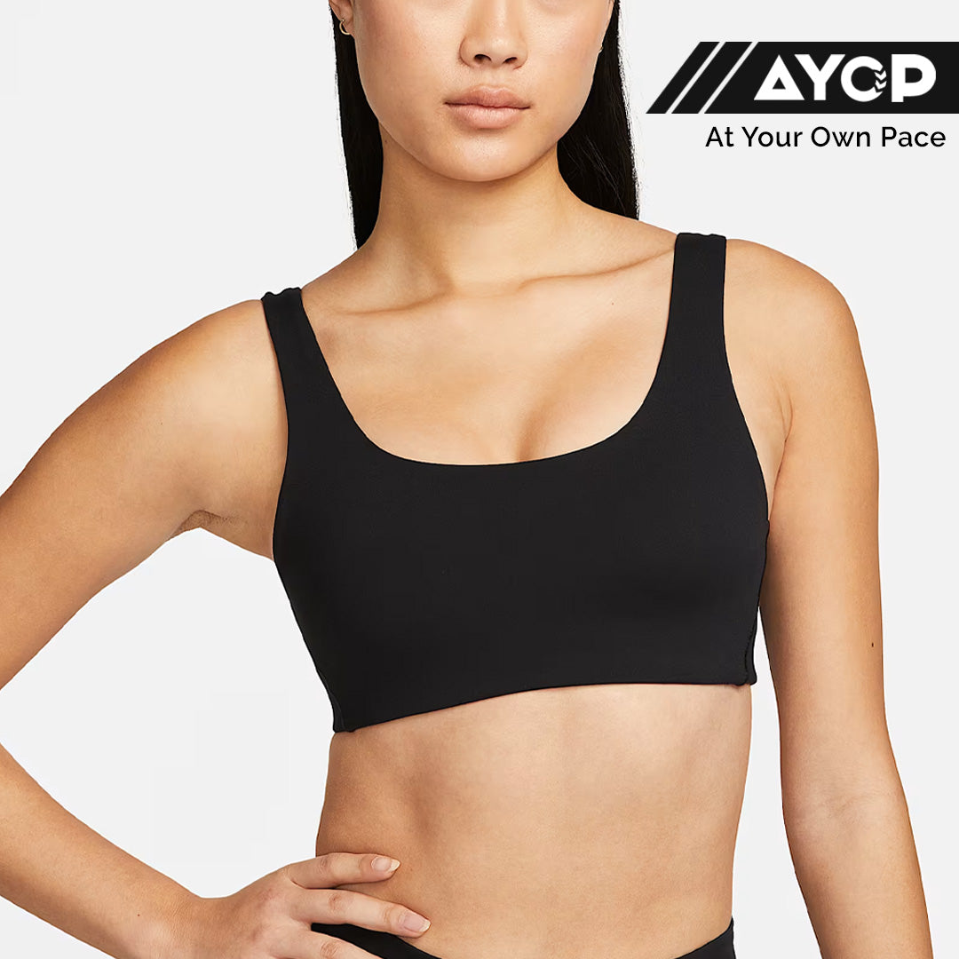 Nike Alate All U Light-Support Lightly Lined U-Neck Women's Sports Bra - Black
