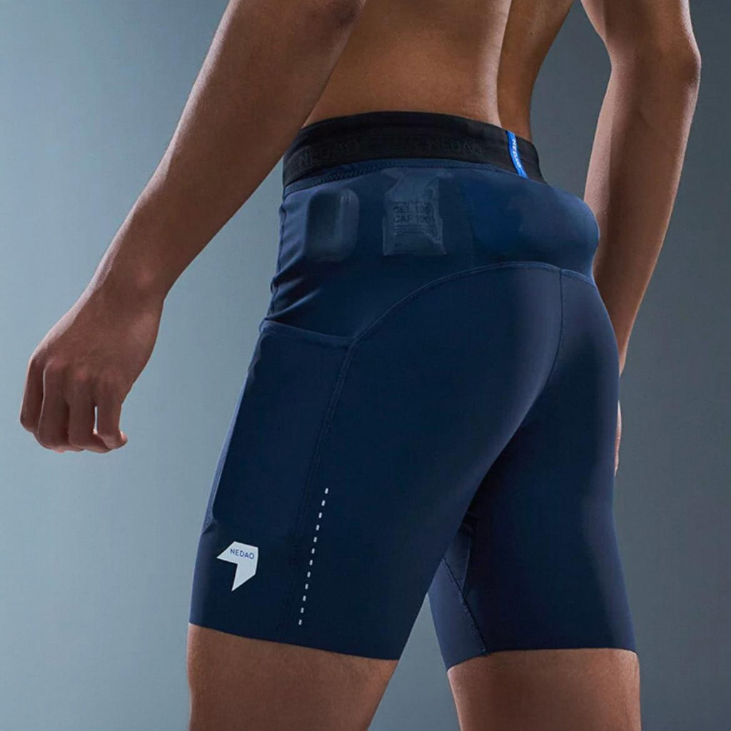 Nedao 1/2 Length Pro 7-inch (Unpleated) Men's Racing Tights - Navy