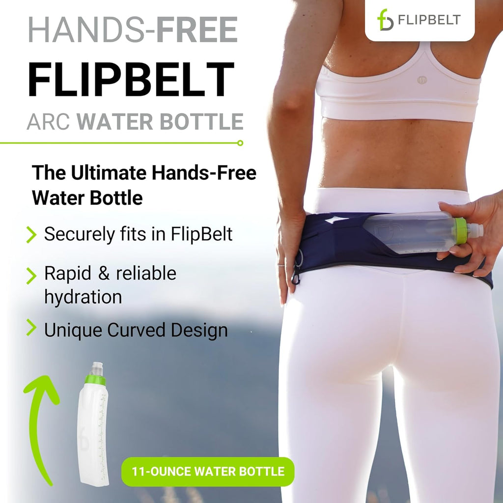 FlipBelt Arc Water Bottle Curved 11oz 330ml