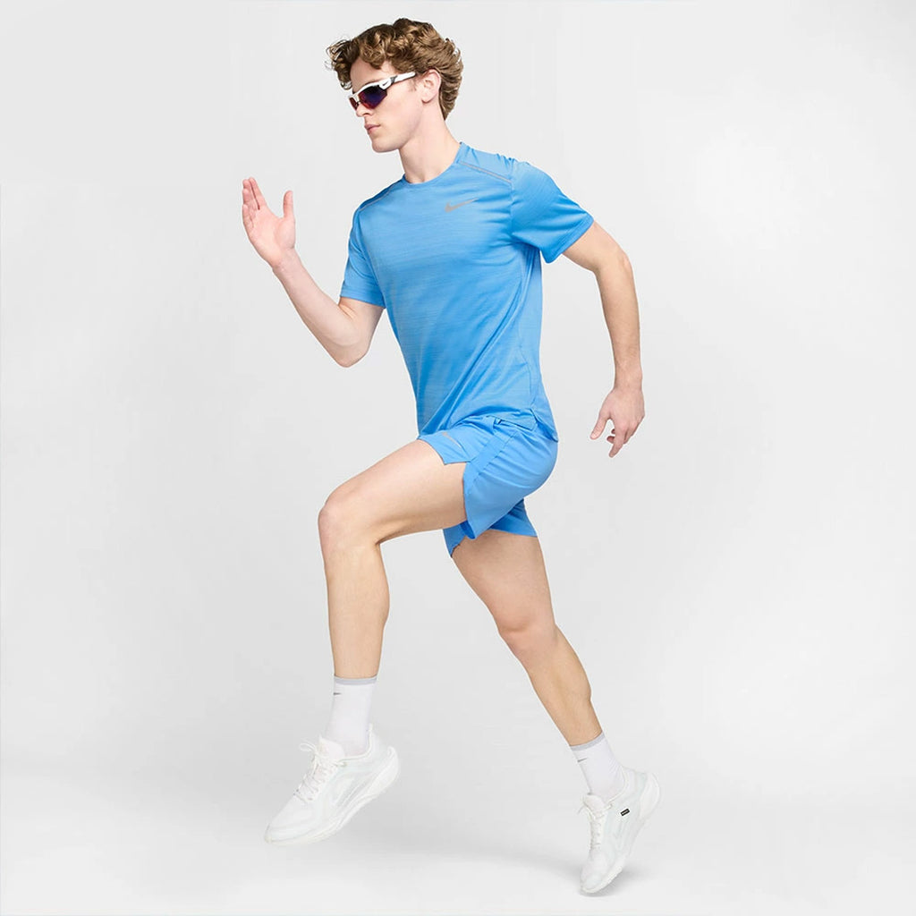 Nike Dri-FIT Miler Men's Running T-Shirt - University Blue