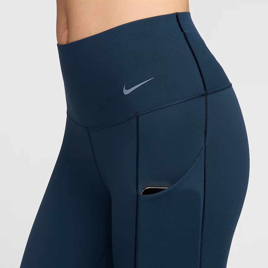 Nike Universa Medium-Support High-Waisted 7/8 Women's Running Leggings with Pocket - Armoury Navy