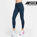 Nike Universa Medium-Support High-Waisted 7/8 Women's Running Leggings with Pocket - Armoury Navy