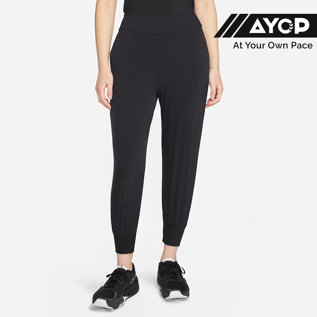Nike Dri-FIT Bliss Mid-Rise 7/8 Joggers Women's Running Trousers - Black