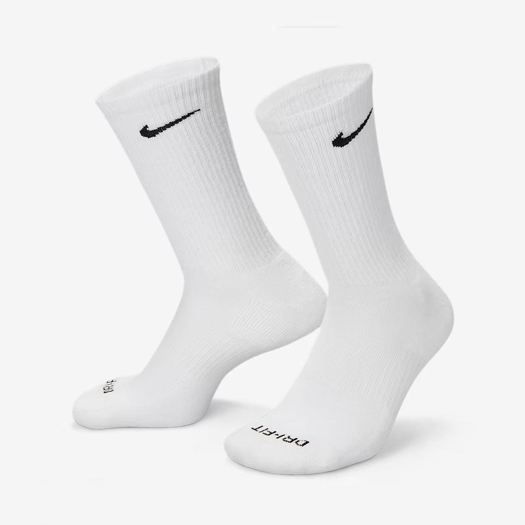 (3 Pairs) Nike Everyday Plus Cushioned Training Crew Unisex Running Socks - Multi-Color