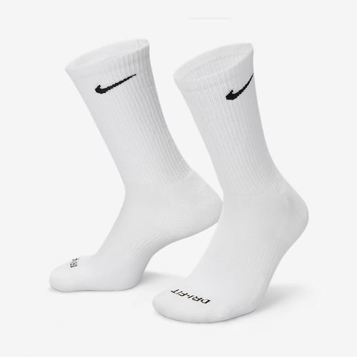 (3 Pairs) Nike Everyday Plus Cushioned Training Crew Unisex Running Socks - Multi-Color