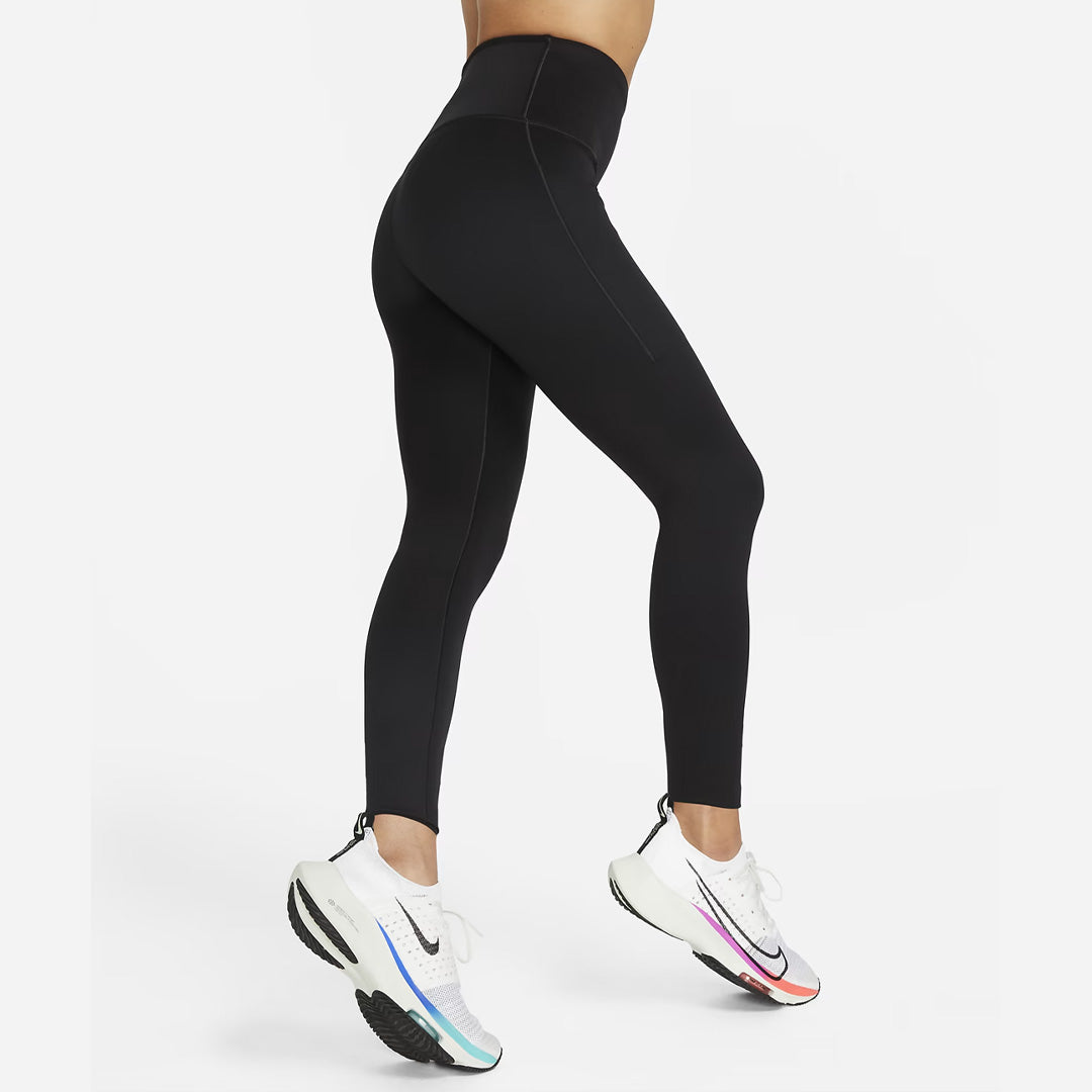 Nike Go Firm-Support High-Waisted 7/8 Women's Running Leggings - Black