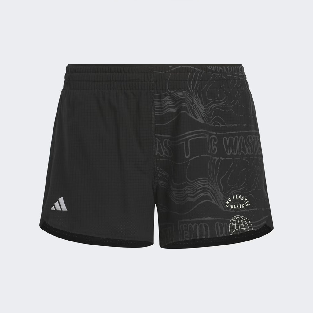 Adidas Run for the Oceans Women's Running Shorts - Black