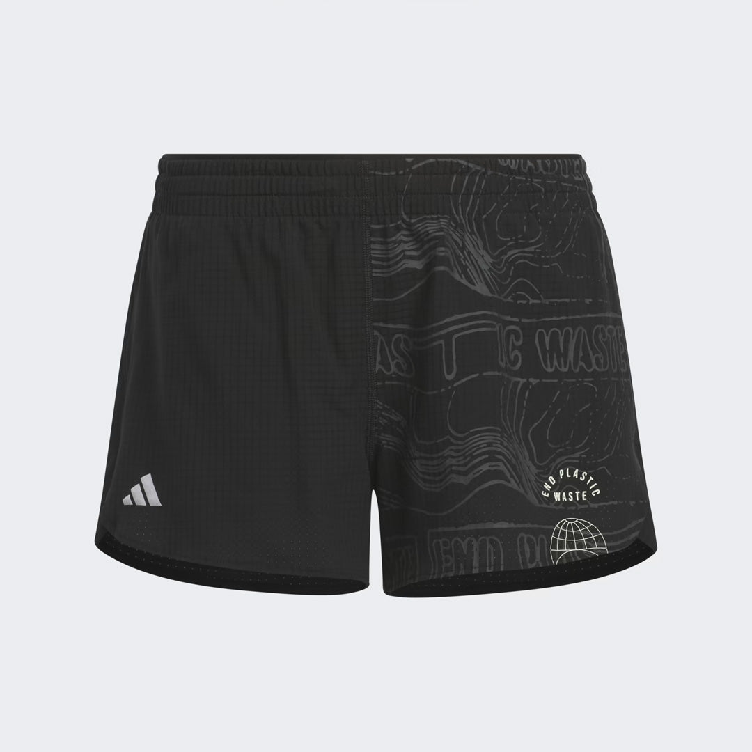 Adidas Run for the Oceans Women's Running Shorts - Black