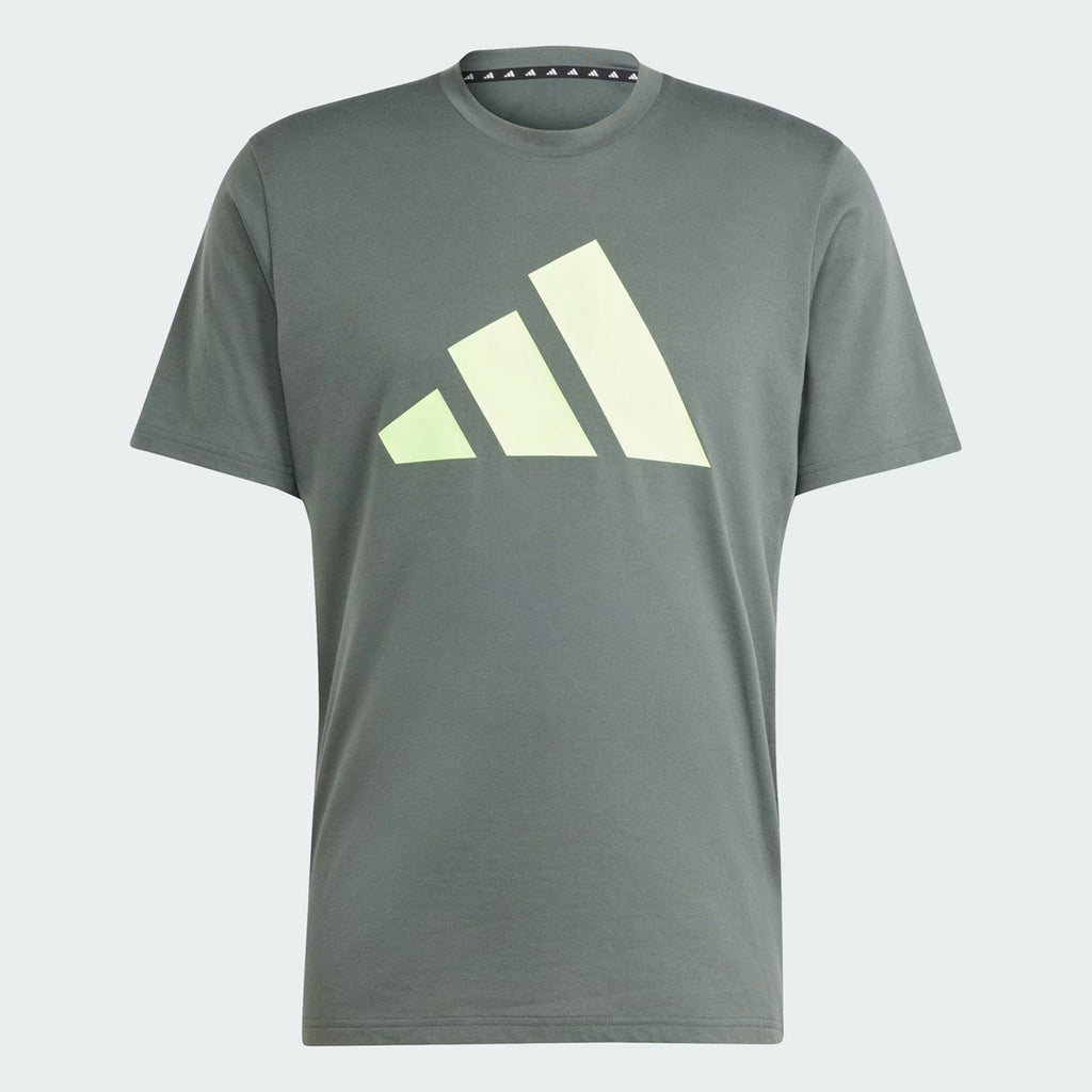 Adidas Train Essentials Feelready Logo Men's Training T-Shirt - Legend Ivy