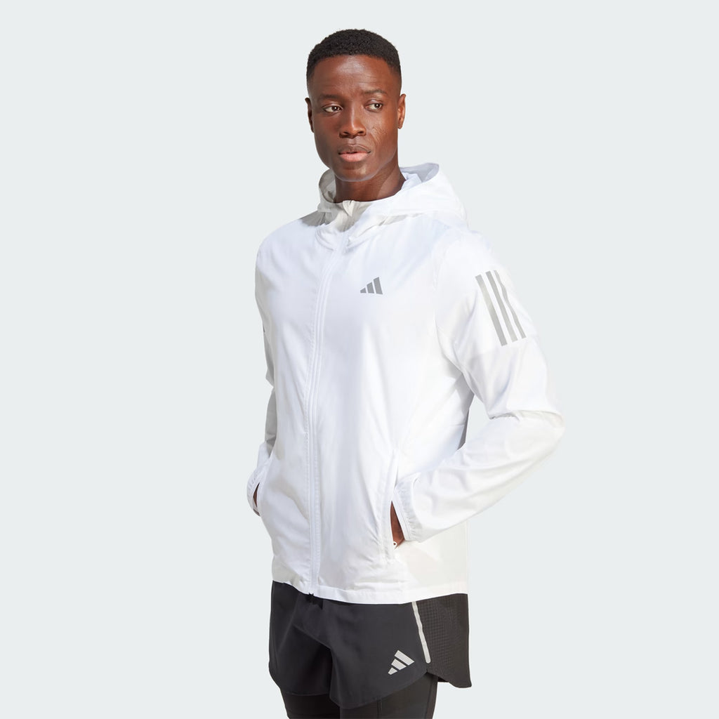 Adidas Own The Run Men's Running Jacket - White