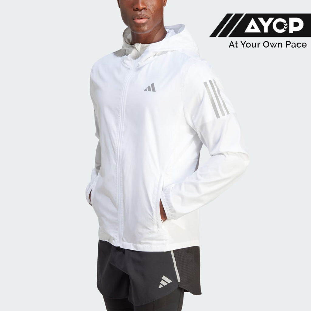 Adidas Own The Run Men's Running Jacket - White