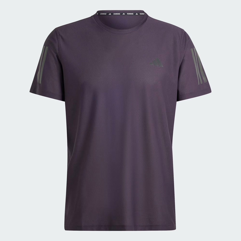 Adidas Own the Run Tee Men's Running T-Shirt - Aurora Black