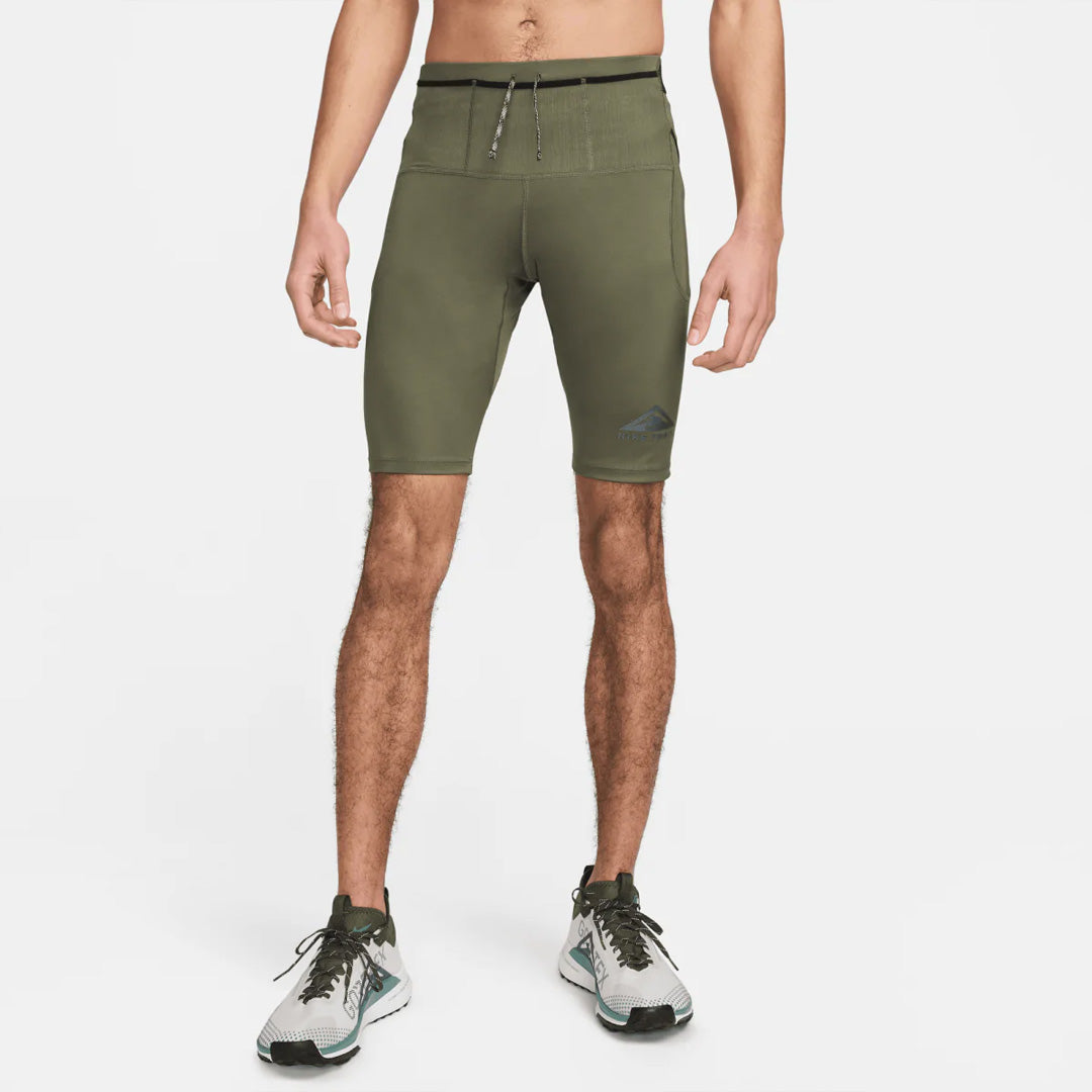 Nike Trail Dri-FIT Lava Loops 1/2-Length Men's Running Leggings - Olive