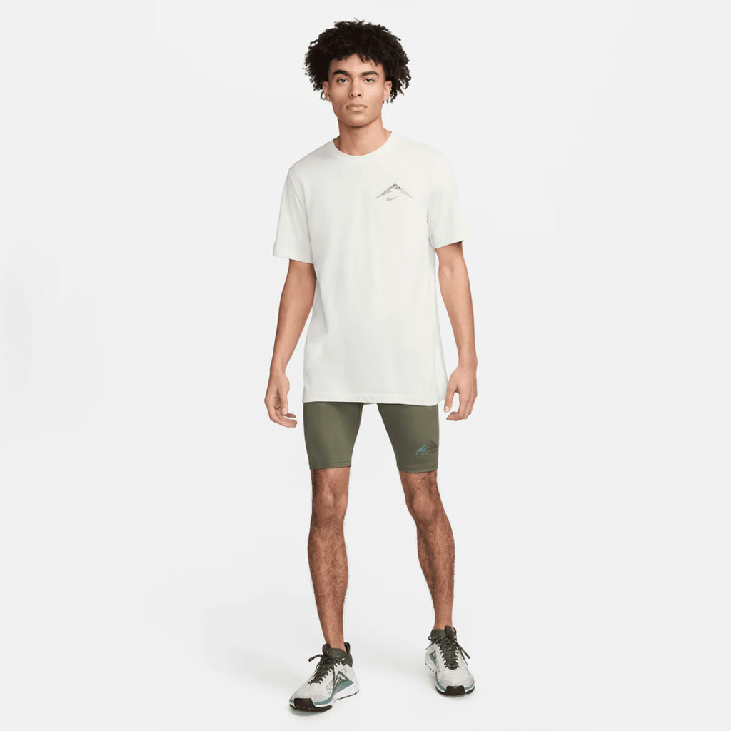 Nike Trail Dri-FIT Lava Loops 1/2-Length Men's Running Leggings - Olive