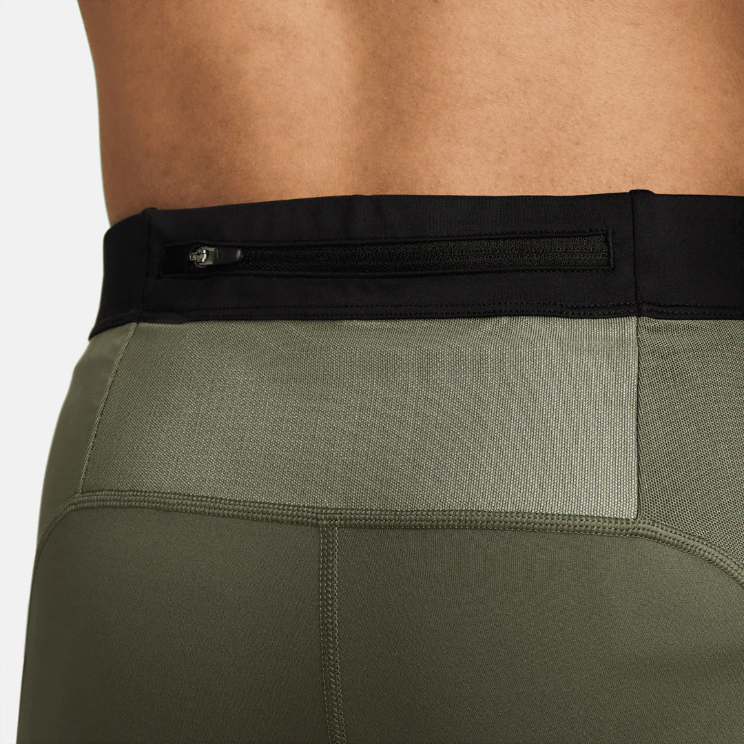 Nike Trail Dri-FIT Lava Loops 1/2-Length Men's Running Leggings - Olive