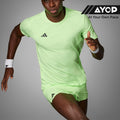 Adidas Adizero Essentials Men's Running T-Shirt - Green Spark