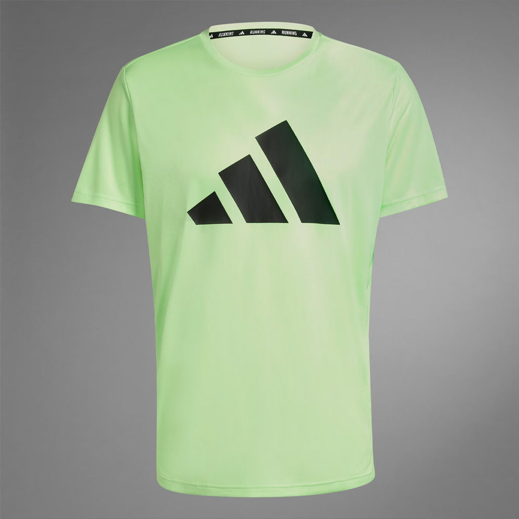 Adidas Run It Tee Men's Running T-Shirt - Green Spark