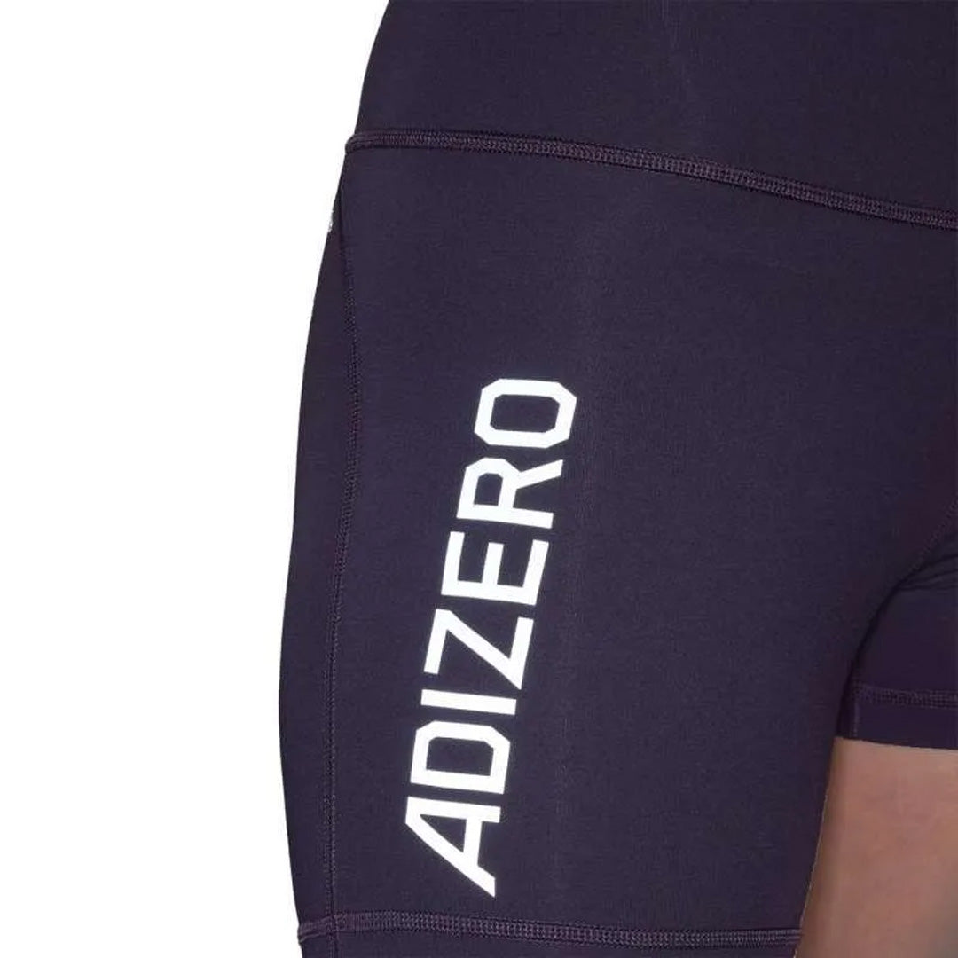 Adidas Adizero Lite Women's Running Short Leggings - Aurora Black