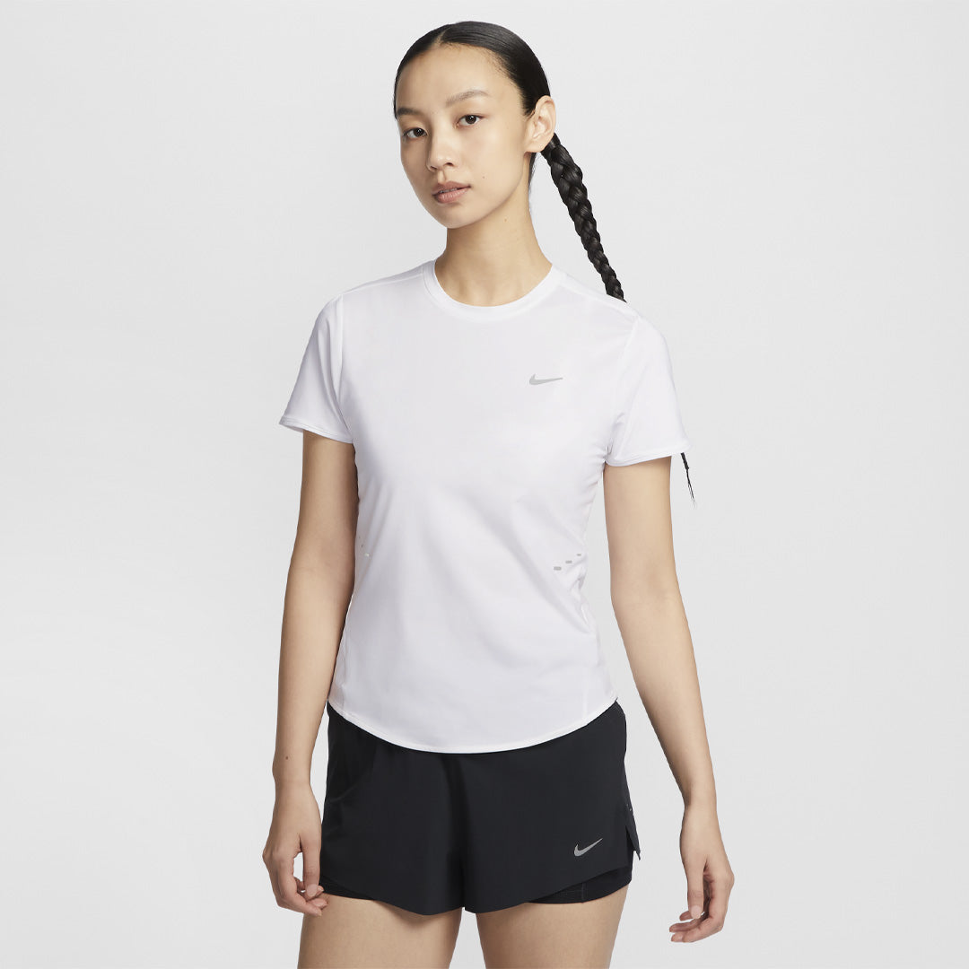Nike Dri-FIT Swift Short Sleeve Women's Running T-Shirt - White