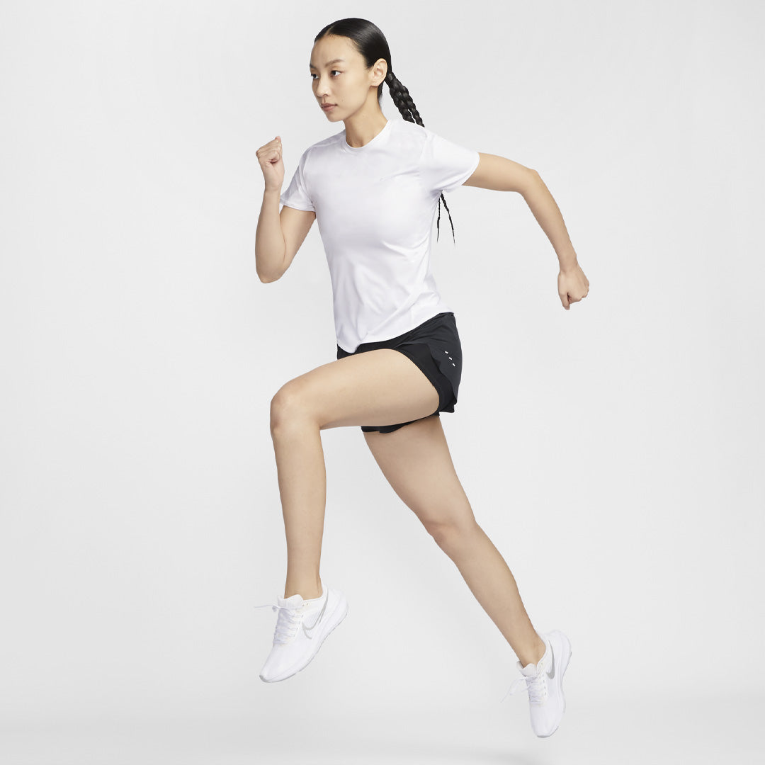 Nike Dri-FIT Swift Short Sleeve Women's Running T-Shirt - White