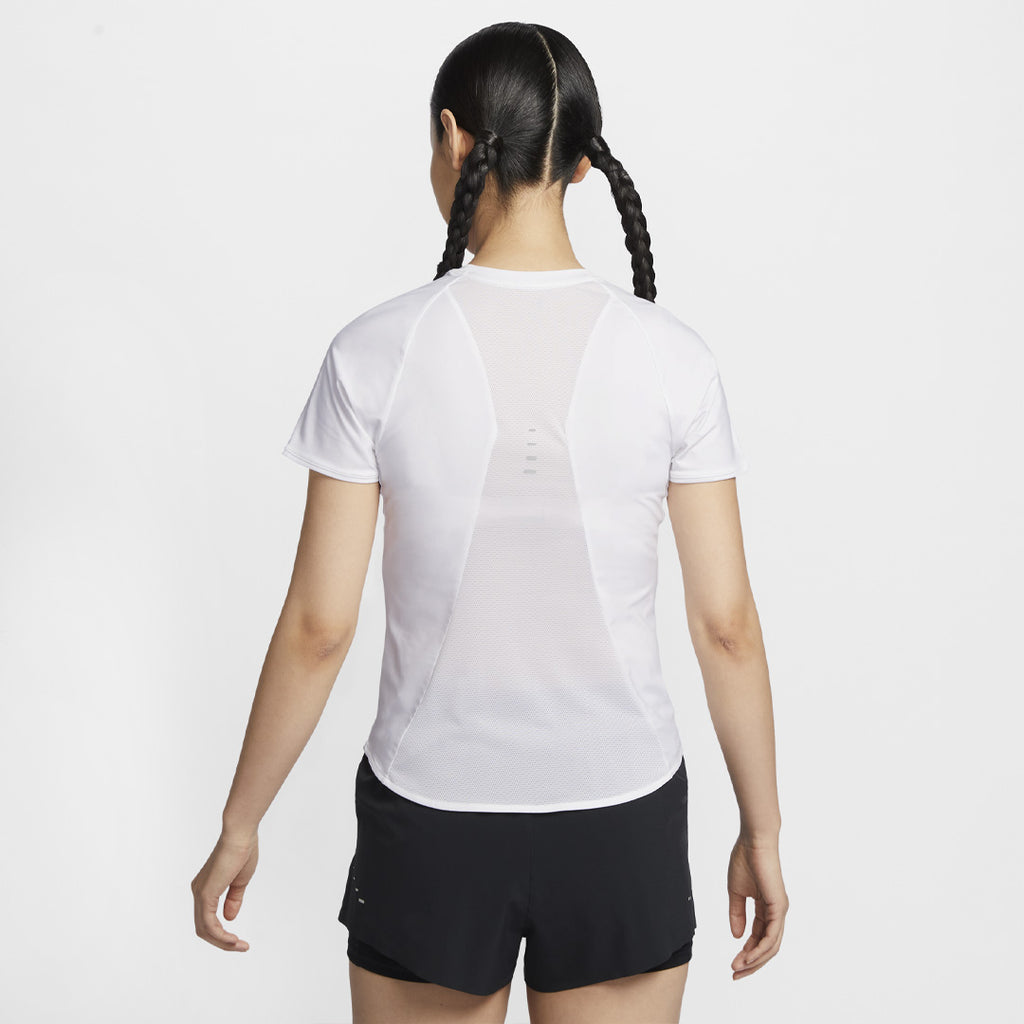 Nike Dri-FIT Swift Short Sleeve Women's Running T-Shirt - White
