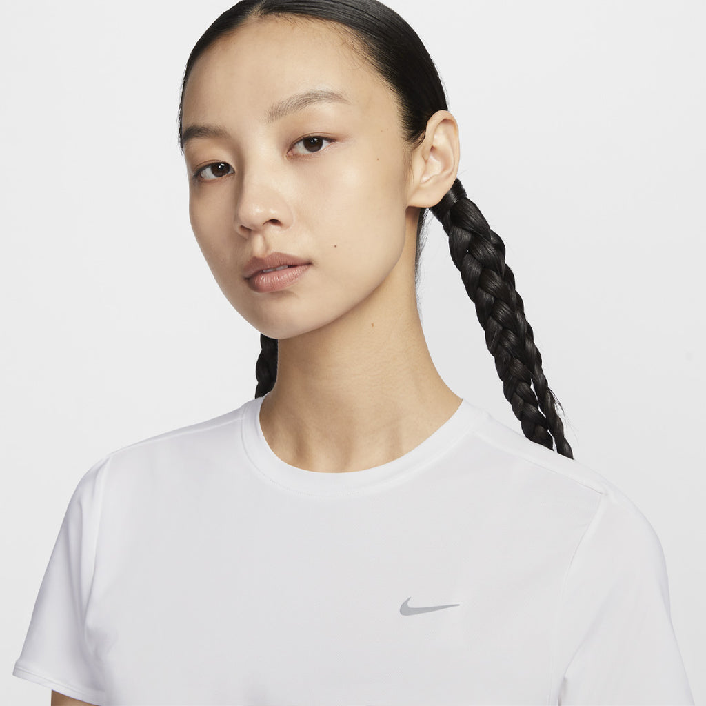 Nike Dri-FIT Swift Short Sleeve Women's Running T-Shirt - White