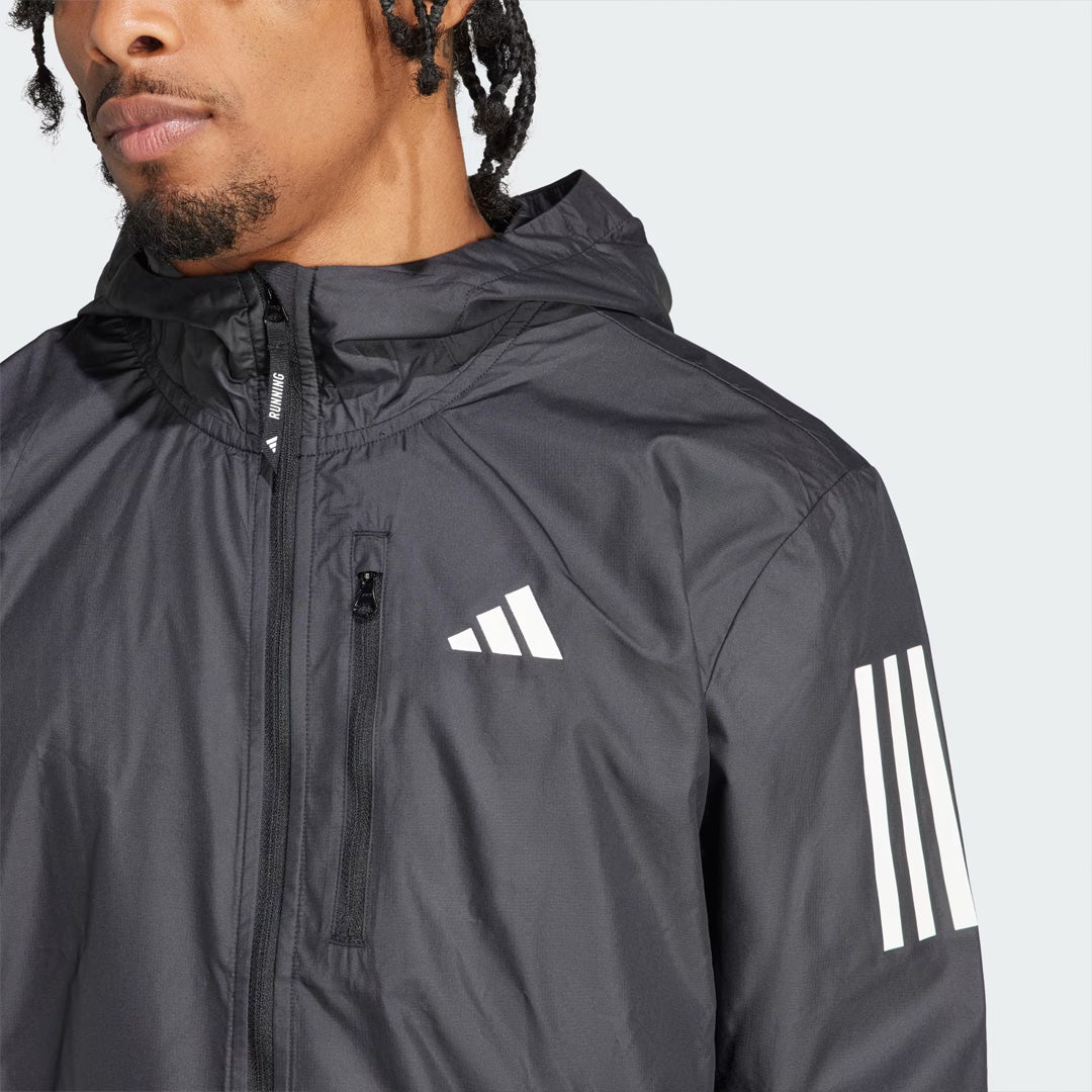 Adidas Own The Run Men's Running Jacket - Black