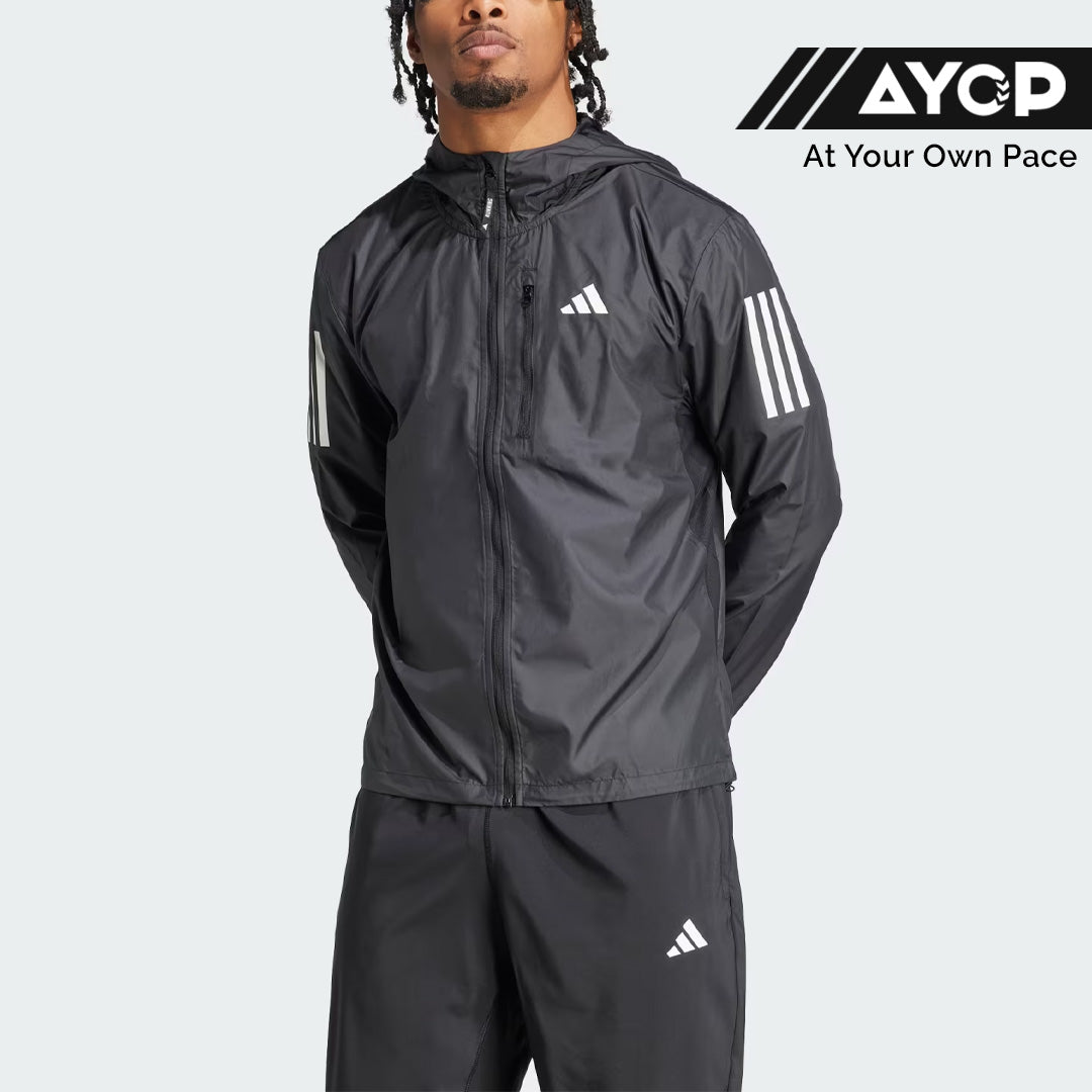 Adidas Own The Run Men's Running Jacket - Black